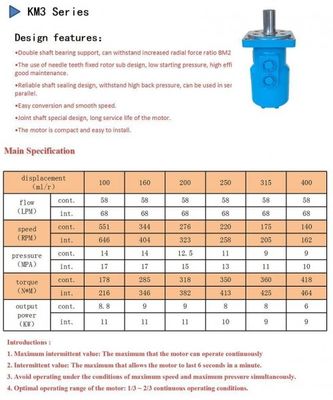 Mua Động cơ phanh thủy lực KM3 Động cơ khoan 100ML / R Tiếng ồn thấp online manufacture